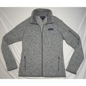 Patagonia Women's Better Sweater Jacket Gray Full Zip Women's Size Medium